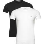 Vita Kortärmade Kortärmade T-shirts från Armani Emporio Armani 2 delar i Storlek S för Herrar 