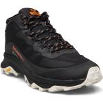 Men's Moab Speed Mid Gtx - Black Sport Sport Shoes Outdoor-hiking Shoes Black Merrell