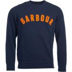 Mörkblåa Långärmade Sweatshirts från Barbour i Bomull för Herrar 