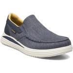 Blåa Slip-in sneakers från Skechers på rea med Slip-on för Herrar 