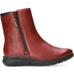 Röda Ankle-boots från Mephisto för Breda fötter i Läder för Damer 