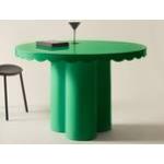 Hållbara Gröna Runda matbord med diameter 120cm i Trä 