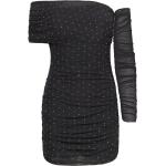 Svarta Korta klänningar Asymmetriska från Rotate i Mesh för Damer 