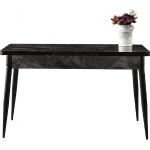Svarta Matbord från Skånska Möbelhuset förlängningsbara i Plast 