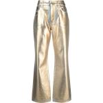 Guldiga Straight leg jeans från Paco Rabanne på rea med L27 med W25 i Denim för Damer 
