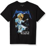 Svarta Metallica Band t-shirts i Storlek XL i Jerseytyg för Herrar 