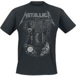 Svarta Metallica T-shirts stora storlekar i Storlek L i Bomull för Herrar 