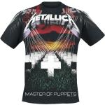 Svarta Metallica Band t-shirts i Storlek L i Bomull för Herrar 