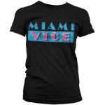 Miami Vice Distressed Logo Girly T-Shirt, T-Shirt