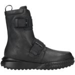 MC/Biker wear Svarta Ankle-boots på rea i storlek 45 med Spännesknäppning med spetsig tå i Mjukt läder för Herrar 