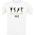 Michael Jackson T-shirt - King Of Pop - M XXL - för Herr - vit