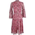 Vintage Hållbara Vadlånga Blommiga Rosa Blommiga klänningar från Michael Kors på rea i Storlek XXS i Chiffong för Damer 
