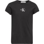 Svarta Kortärmade Kortärmade T-shirts från Calvin Klein 