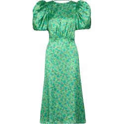 Midi Puff Sleeve Dress Dresses Evening Dresses Green ROTATE Birger Christensen