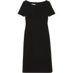 Casual Svarta Kortärmade Sidenklänningar från Gucci i Storlek XL för Damer 