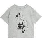 Mini Rodini T-shirt - Tyngdlyftning - GrÃ¥