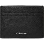 Minimalism Cardholder W/Clip Accessories Wallets Cardholder Black Calvin Klein