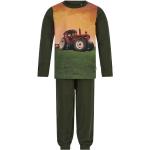 Orange Pyjamas för Pojkar med Traktorer i Storlek 116 från Minymo från Kids-World.se på rea 