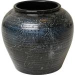 Svarta Keramikkrukor från Skånska Möbelhuset Mira med diameter 38cm i Keramik - 38 cm 