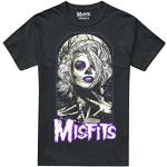 MISFITS Original T-shirt för män, Svart (svart blk), XL