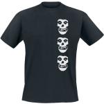 Misfits T-shirt - Black Skull - S XXL - för Herr - svart
