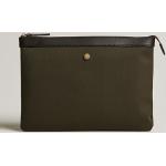 Mismo M/S Nylon Pouch Large Army/Dark Brown