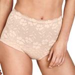 Miss Mary Jacquard And Lace Girdle Trosor Beige 54 Dam