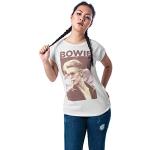 Vita David Bowie T-shirts från Mister Tee på rea i Storlek M i Bomull för Damer 