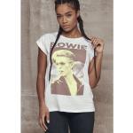 Vita Kortärmade David Bowie Kortärmade T-shirts från Mister Tee på rea i Storlek L i Jerseytyg för Damer 