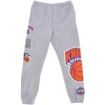 Streetwear Gråa NBA Sweat pants från Mitchell & Ness i Fleece för Herrar 