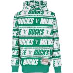 Streetwear Gröna Milwaukee Bucks Huvtröjor från Mitchell & Ness för Herrar 