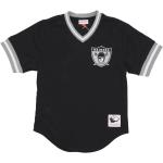 Streetwear Svarta NFL Amerikansk fotboll tröjor från Mitchell & Ness med V-ringning i Mesh för Herrar 