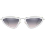 Vita Cat-eye solglasögon från Miu Miu på rea för Damer 