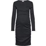 Knälånga Svarta Korta klänningar från MAMA LICIOUS i Storlek XS för Damer 
