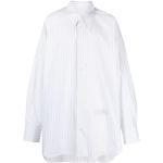 Casual Vita Långärmade skjortor i Extra Långa från Maison Martin Margiela MM6 på rea i Bomullsblandning för Herrar 