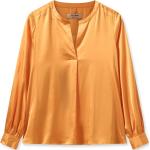 Orange Långärmade Långärmade blusar från Mos Mosh i Storlek XS i Satin för Damer 