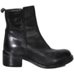 Svarta Ankle-boots med Klackhöjd 5cm till 7cm för Damer 