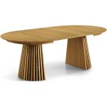 Moderna Runda matbord förlängningsbara för 4 personer med diameter 120cm i Ek 