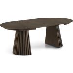 Moderna Runda matbord förlängningsbara för 4 personer med diameter 120cm i Ek 