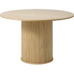 Runda matbord från Skånska Möbelhuset med diameter 120cm i Ek 