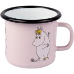 Rosa Mumintrollen Snorkfröken Kaffekoppar från Moomin i Emalj 