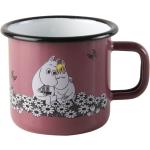 Lila Mumintrollen Kaffekoppar från Moomin i Emalj 