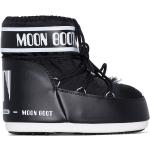 Svarta Moonboots från Moon Boot Icon i storlek 33 med Snörning med rundad tå i Gummi för Damer 