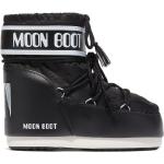 Svarta Moonboots från Moon Boot Icon i storlek 47 med Snörning med rundad tå i Gummi för Damer 