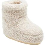 Moon Boot Icon Low Faux Curly Snow Boots Beige EU 36-38 Kvinna