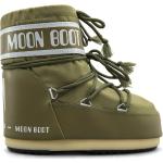 Vinter Khaki Moonboots från Moon Boot i storlek 36 med Snörning i Syntet för Damer 