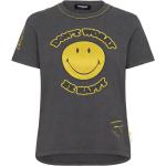 Gråa Kortärmade Kortärmade T-shirts från Desigual i Storlek XS 