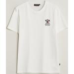 Off white Kortärmade Kortärmade T-shirts från Morris i Storlek S med Rund ringning i Bomull för Herrar 