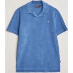 Blåa Kortärmade Kortärmade pikétröjor från Morris i Storlek XXL i Jerseytyg för Herrar 