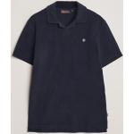 Blåa Kortärmade Kortärmade pikétröjor från Morris i Storlek XL i Jerseytyg för Herrar 